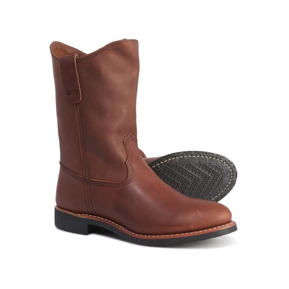 mid shaft leather boots